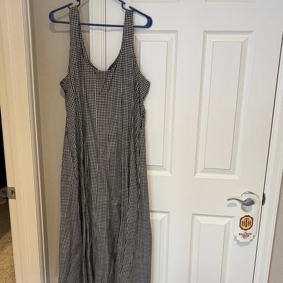 a new day Black and White Checkered Midi Dress - Picture 5 of 6